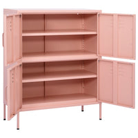 Armadietto Rosa 80x35x101,5 cm in Acciaio cod mxl 41510
