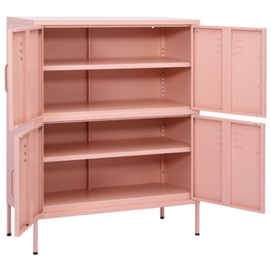Armadietto Rosa 80x35x101,5 cm in Acciaio cod mxl 41510