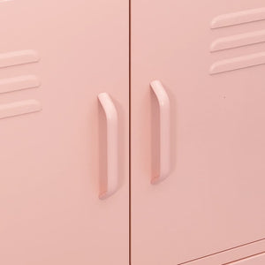 Armadietto Rosa 80x35x101,5 cm in Acciaio 336139