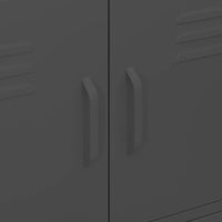 Armadietto Antracite 80x35x101,5 cm in Acciaio cod mxl 51337