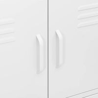 Armadietto Bianco 80x35x101,5 cm in Acciaio cod mxl 47779