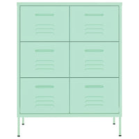 Cassettiera Menta 80x35x101,5 cm in Acciaio cod mxl 44420