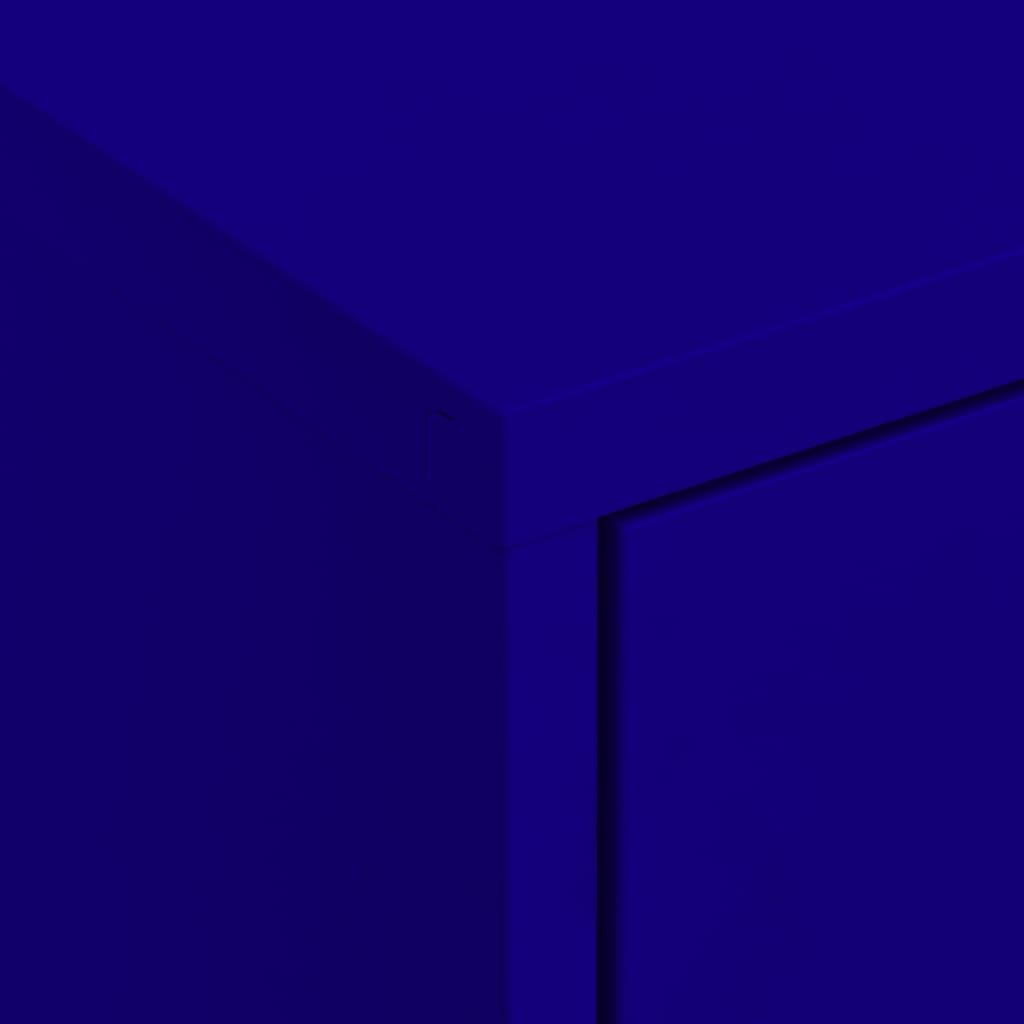 Armadietto Blu Marino 80x35x101,5 cm in Acciaio cod mxl 60139