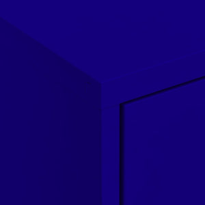 Armadietto Blu Marino 80x35x101,5 cm in Acciaio 336154