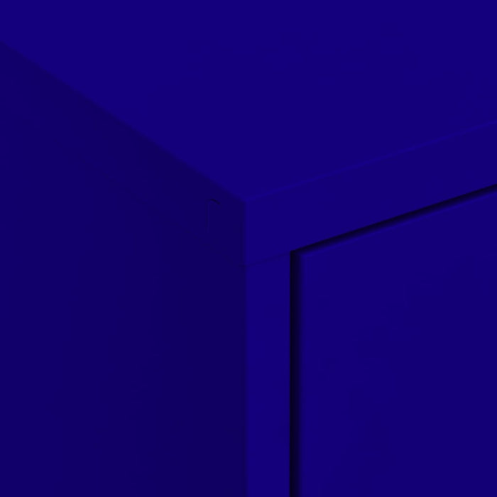 Armadietto Blu Marino 80x35x101,5 cm in Acciaio 336154