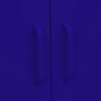 Armadietto Blu Marino 80x35x101,5 cm in Acciaio cod mxl 60139