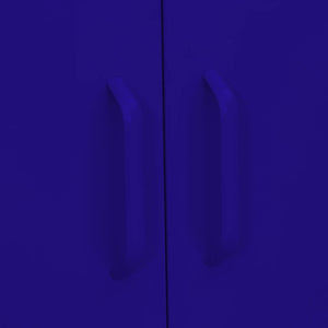 Armadietto Blu Marino 80x35x101,5 cm in Acciaio cod mxl 60139