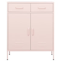 Armadietto Rosa 80x35x101,5 cm in Acciaio 336157