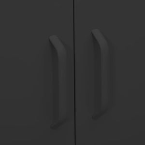 Armadietto Antracite 80x35x101,5 cm in Acciaio cod mxl 42760