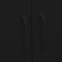 Armadietto Nero 80x35x101,5 cm in Acciaio cod mxl 50124