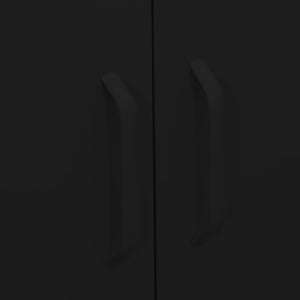 Armadietto Nero 80x35x101,5 cm in Acciaio cod mxl 50124