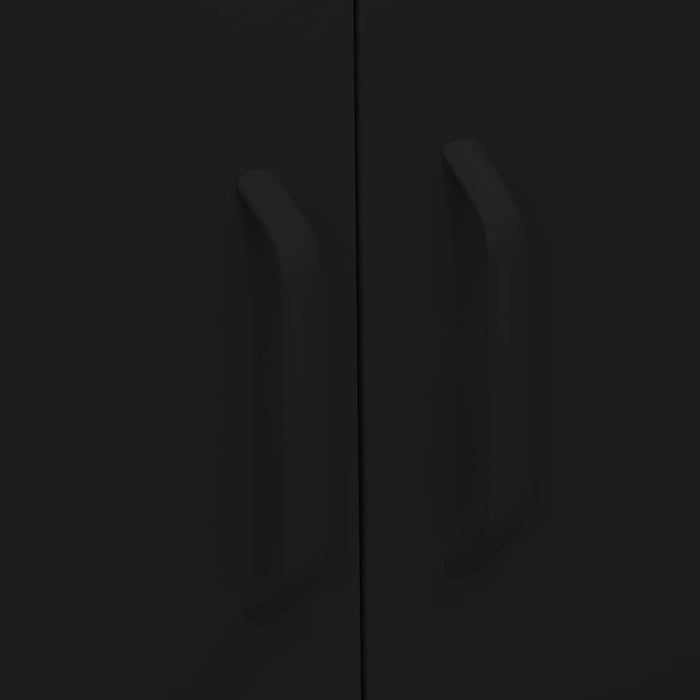 Armadietto Nero 80x35x101,5 cm in Acciaio cod mxl 50124