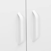 Armadietto Bianco 80x35x101,5 cm in Acciaio 336161