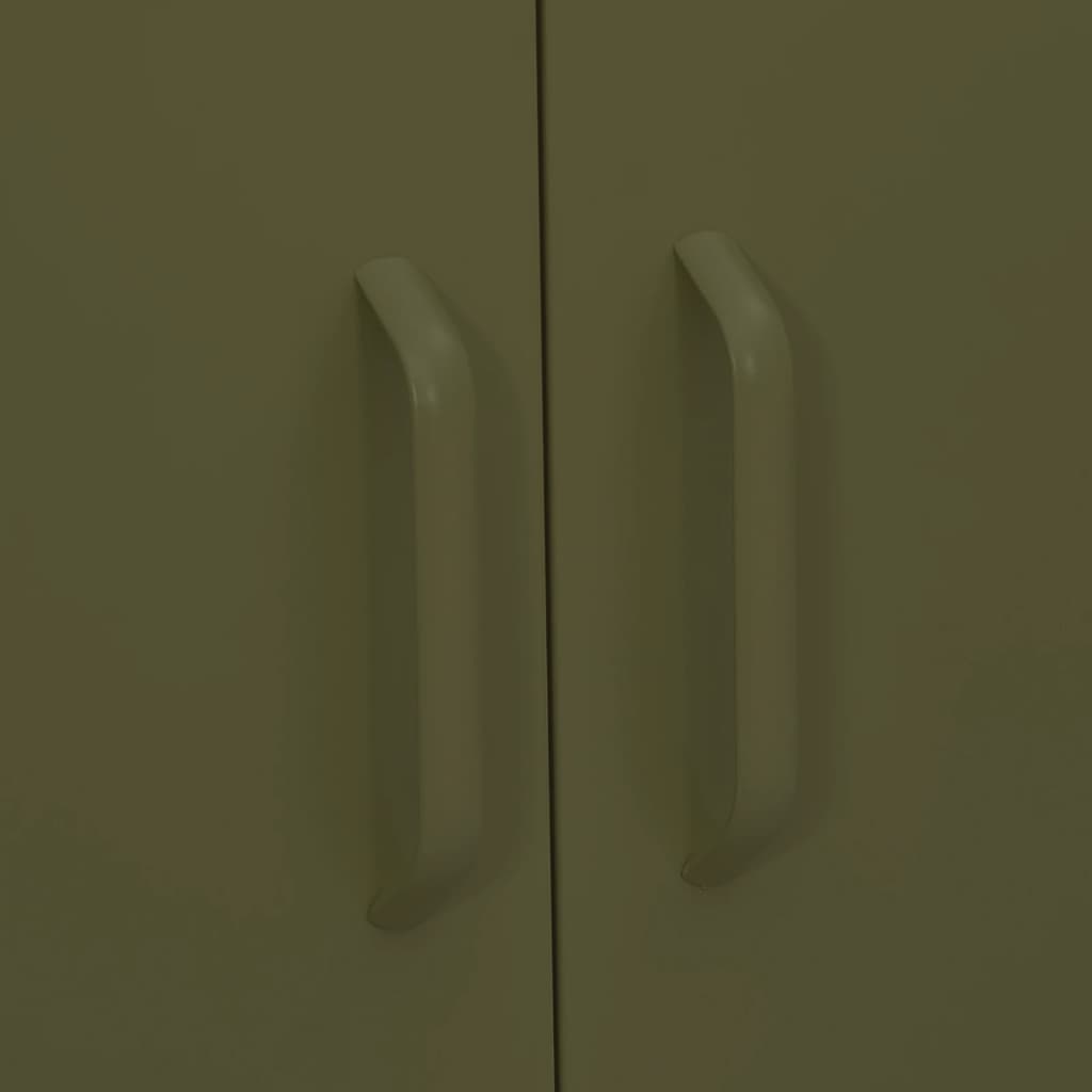 Armadietto Verde Oliva 80x35x101,5 cm in Acciaio 336162