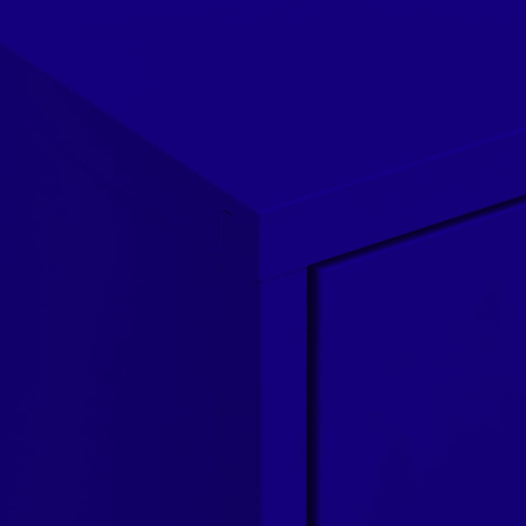 Armadietto Blu Marino 80x35x101,5 cm in Acciaio cod mxl 65153