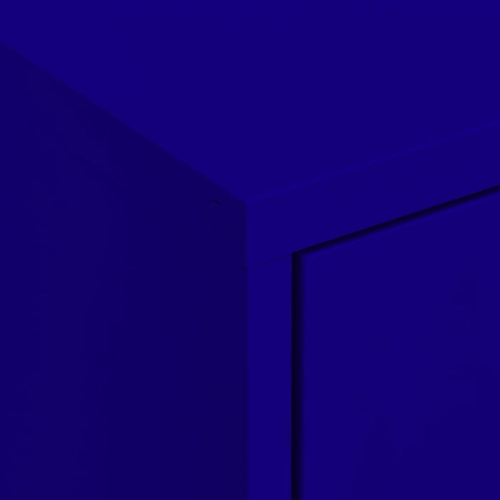 Armadietto Blu Marino 80x35x101,5 cm in Acciaio cod mxl 65153