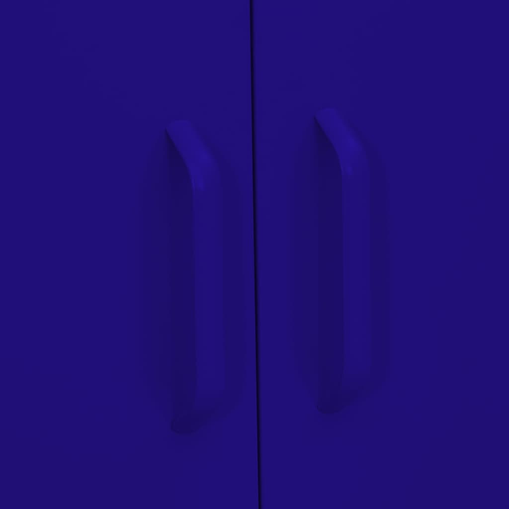 Armadietto Blu Marino 80x35x101,5 cm in Acciaio cod mxl 65153