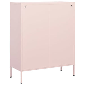 Armadietto Rosa 80x35x101,5 cm in Acciaio cod mxl 48884