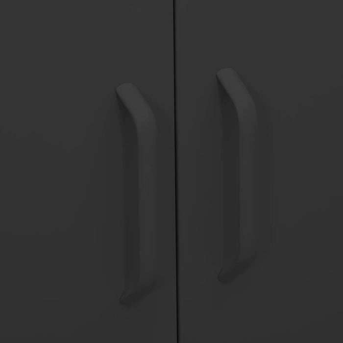 Armadietto Antracite 80x35x101,5 cm in Acciaio 336168