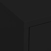 Armadietto Nero 80x35x101,5 cm in Acciaio cod mxl 40292