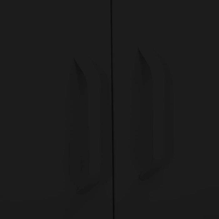 Armadietto Nero 80x35x101,5 cm in Acciaio cod mxl 40292