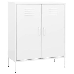 Armadietto Bianco 80x35x101,5 cm in Acciaio cod mxl 42765