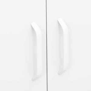 Armadietto Bianco 80x35x101,5 cm in Acciaio 336170