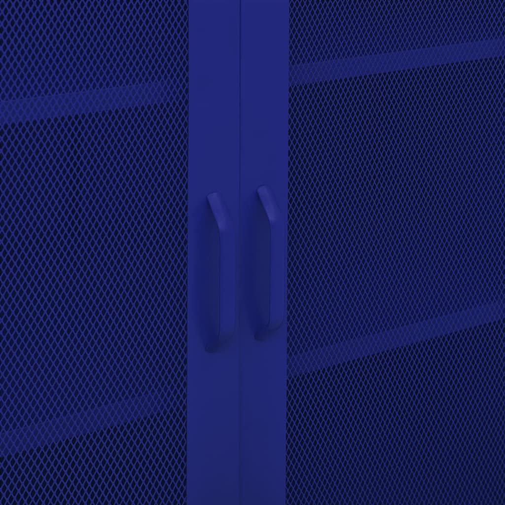 Armadietto Blu Marino 80x35x101,5 cm in Acciaio cod mxl 53457