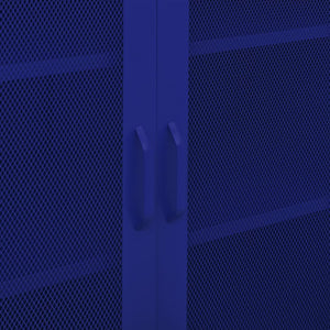 Armadietto Blu Marino 80x35x101,5 cm in Acciaio cod mxl 53457