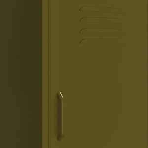 Armadietto Verde Oliva 42,5x35x101,5 cm in Acciaio