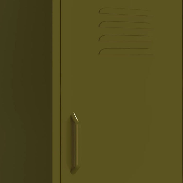 Armadietto Verde Oliva 42,5x35x101,5 cm in Acciaio