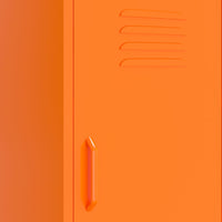 Armadietto Arancione 42,5x35x101,5 cm in Acciaio 336192