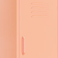 Armadietto Rosa 42,5x35x101,5 cm in Acciaio 336193