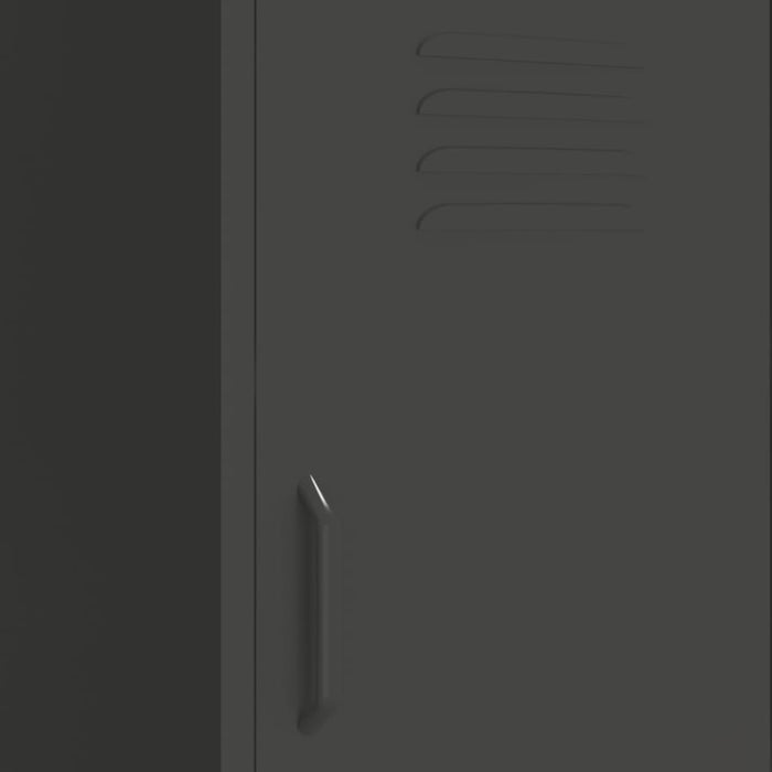 Armadietto Antracite 42,5x35x101,5 cm in Acciaio cod mxl 39980