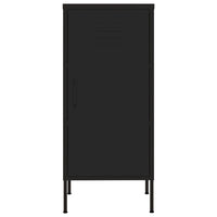 Armadietto Nero 42,5x35x101,5 cm in Acciaio 336196