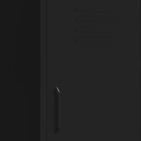 Armadietto Nero 42,5x35x101,5 cm in Acciaio 336196