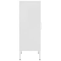 Armadietto Bianco 42,5x35x101,5 cm in Acciaio 336197