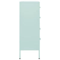 Cassettiera Menta 80x35x101,5 cm in Acciaio 336203