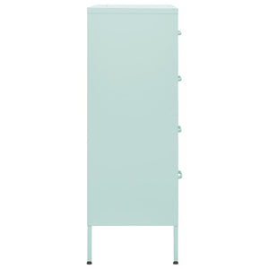 Cassettiera Menta 80x35x101,5 cm in Acciaio 336203