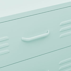 Cassettiera Menta 80x35x101,5 cm in Acciaio 336203