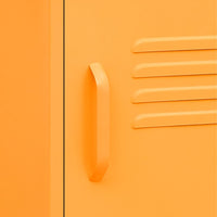 Comodino Giallo Senape 35x35x51 cm in Acciaio cod mxl 57325