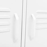 Mobile TV-Credenza TV-Console TV Bianco 105x35x50 cm in Acciaio