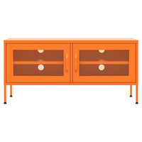 Mobile TV Arancione 105x35x50 cm in Acciaio 336237