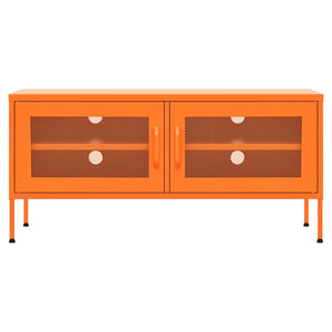 Mobile TV Arancione 105x35x50 cm in Acciaio 336237