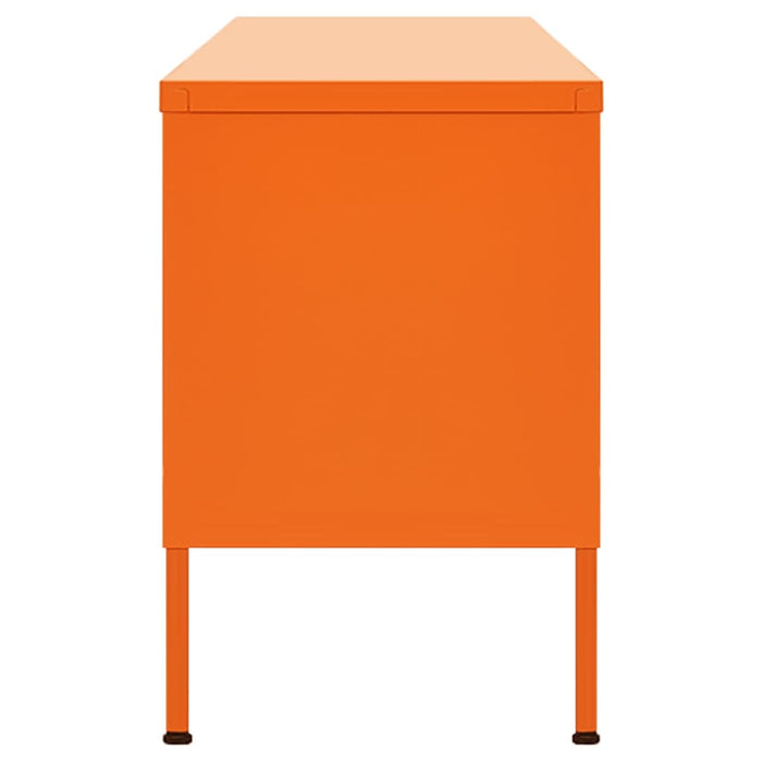 Mobile TV Arancione 105x35x50 cm in Acciaio 336237