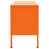 Mobile TV Arancione 105x35x50 cm in Acciaio 336237