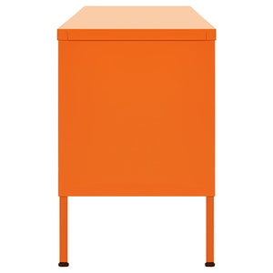Mobile TV Arancione 105x35x50 cm in Acciaio 336237