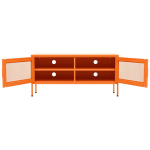 Mobile TV Arancione 105x35x50 cm in Acciaio 336237