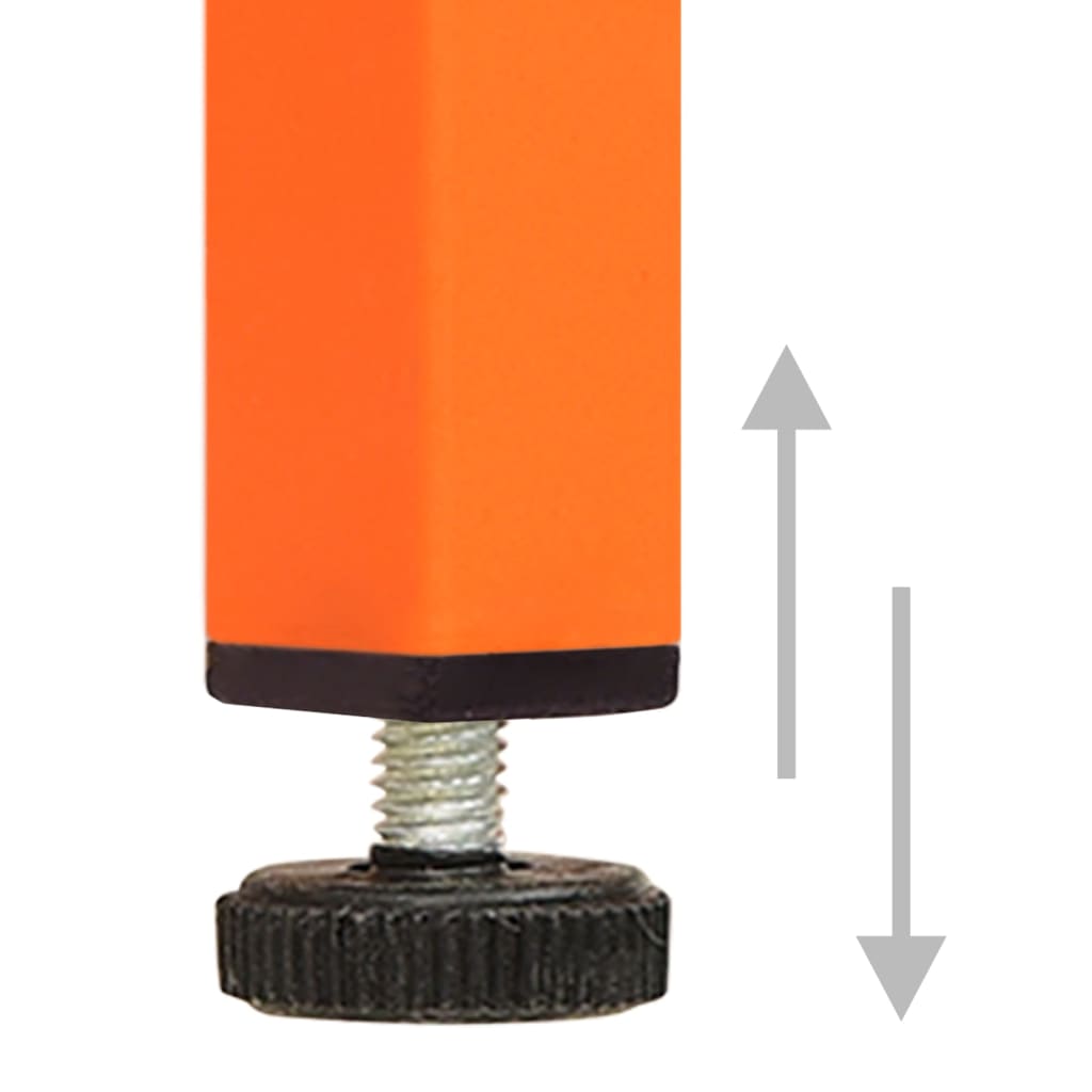 Mobile TV Arancione 105x35x50 cm in Acciaio 336237