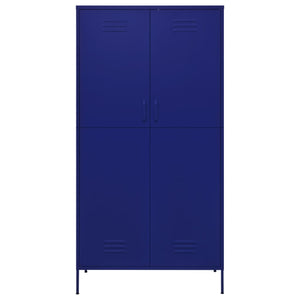 Armadio Blu Marino 90x50x180 cm in Acciaio cod mxl 57968